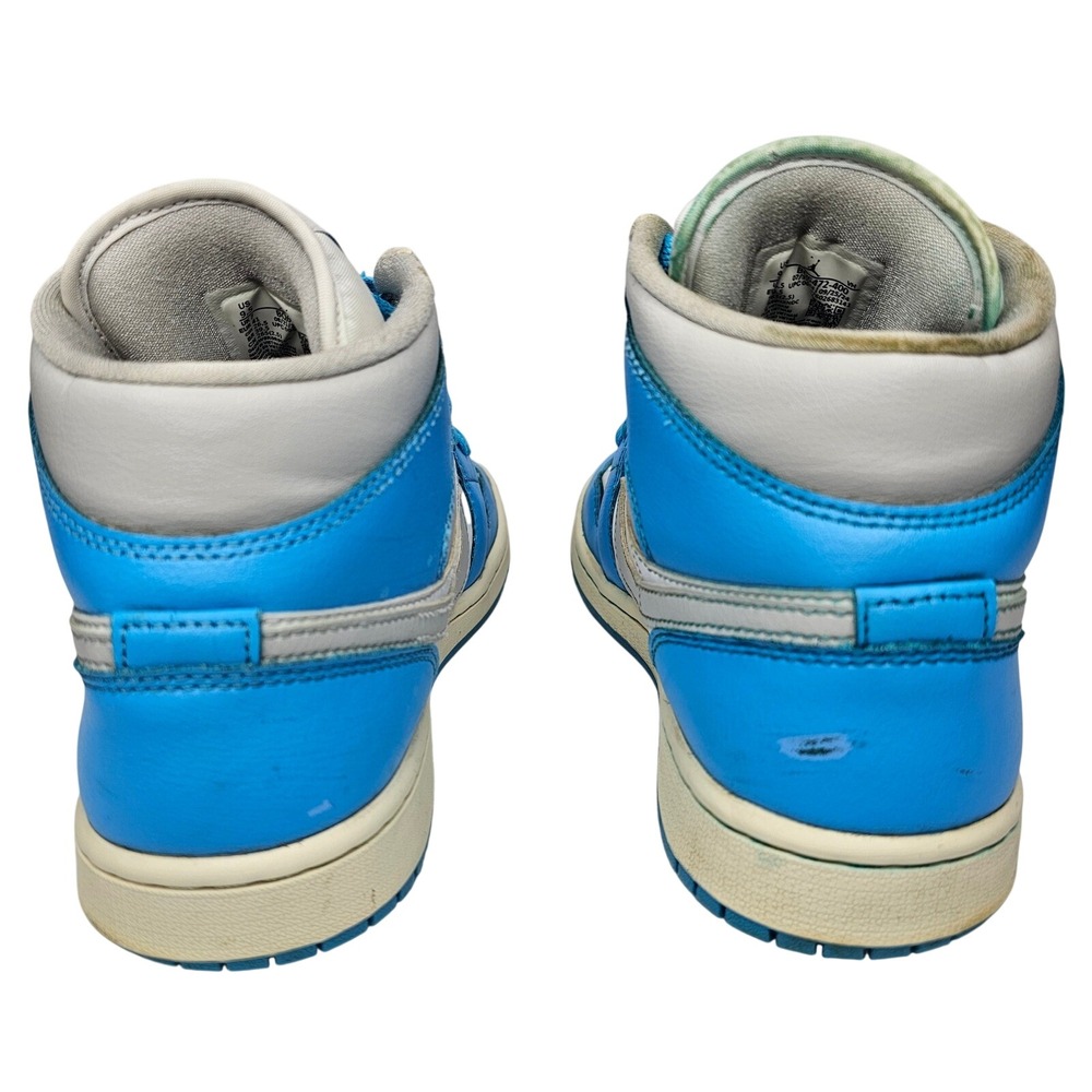 Jordan Air Jordan 1 Mid Women Size 9.5 Blue White Sneakers BQ6472-400 Basketball - Picture 8 of 14